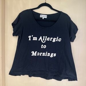 Wildfox I'm Allergic to Mornings t-shirt